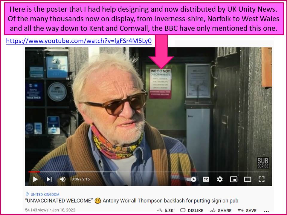 Listen to TV Chef AWT explain why he has nit removed the poster even though some media people seem to think he is wrong form NOT discriminating